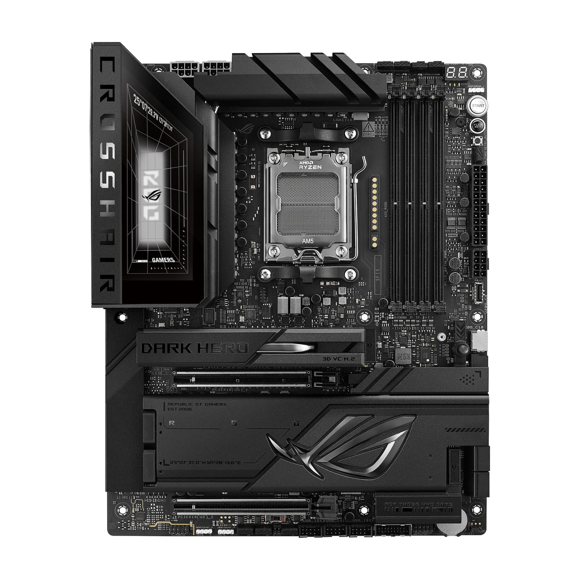 ASUS ROG CROSSHAIR X870E DARK HERO AMD X870E ATX Socket AM5 Motherboard