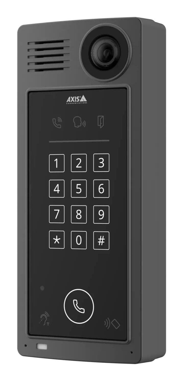 AXIS A8207-VE MkII Network Video Door Station, 6 MP Camera with Keypad & RFID Reader - Image 1
