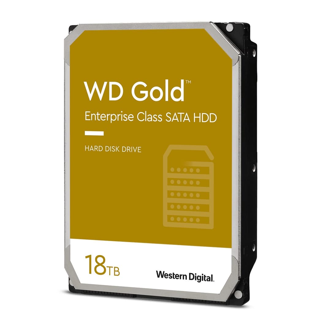 Western Digital Gold WD181KRYZ internal hard drive 18 TB 7200 RPM 512 MB 3.5" Serial ATA III - Image 1