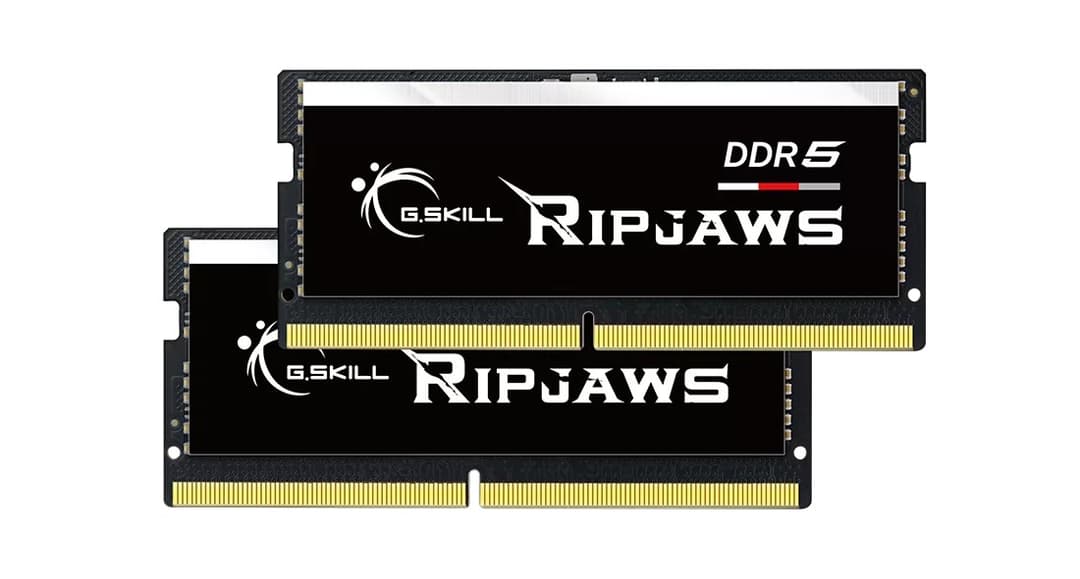 G.Skill Ripjaws F5-5600S4645A16GX2-RS memory module 32 GB 2 x 16 GB DDR5 5600 MT/s CL46 262-pin SO-DIMM - Image 1