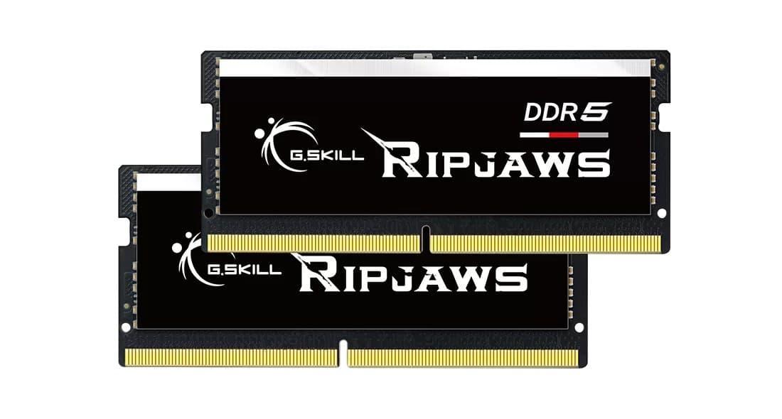 G.Skill Ripjaws F5-5600S4645A16GX2-RS memory module 32 GB 2 x 16 GB DDR5 5600 MT/s CL46 262-pin SO-DIMM