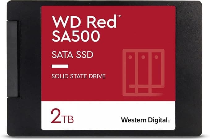 WD Red SA500 2TB SATA III 2.5 Inch NAS SSD WDS200T2R0A
