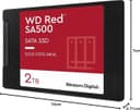 WD Red SA500 2TB SATA III 2.5 Inch NAS SSD WDS200T2R0A thumbnail 5