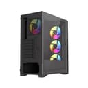 Vida Typhoon ATX ARGB Tempered Glass Gaming PC Case - Black thumbnail 5