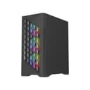 Vida Typhoon ATX ARGB Tempered Glass Gaming PC Case - Black thumbnail 7