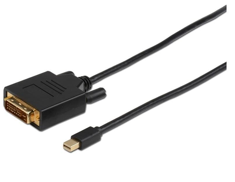 Microconnect Mini DisplayPort to DVI-D Adapter - Black