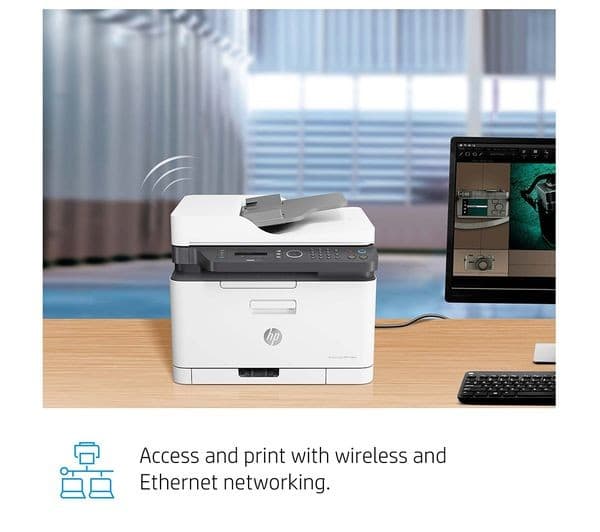 HP Laser 179fnw All-in-One Wireless Laser Printer with Fax - Image 2