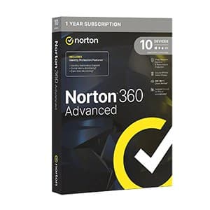 Norton 360 Advanced Antivirus Security - 1 Licence, 1 Year - Image 1