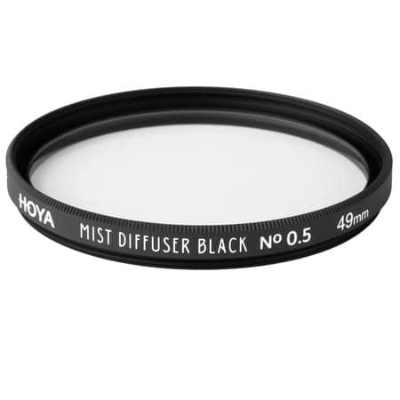 Hoya 49mm Mist Diffuser Black No. 0.5 Glass Filter - Image 1