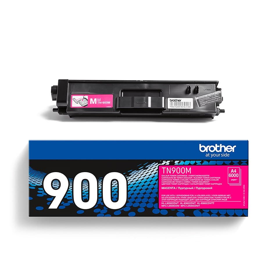 Brother TN-900 Super High Yield Toner Cartridge (6,000 Pages) - Magenta - Image 4