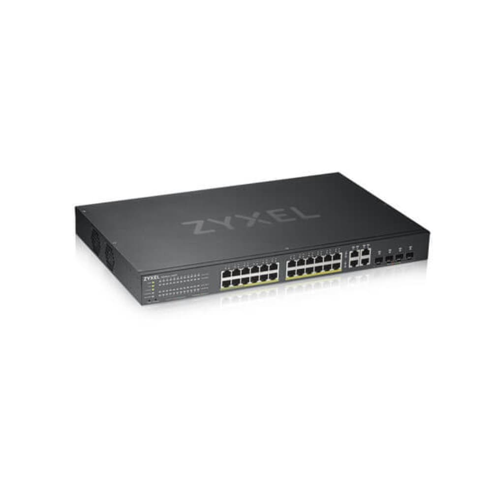 Zyxel GS192048HPV2-GB0101F 100 Gbit/s Rack Mountable Managed 44 x Gigabit Ethernet RJ45+SFP Ports Network Switch - Image 2