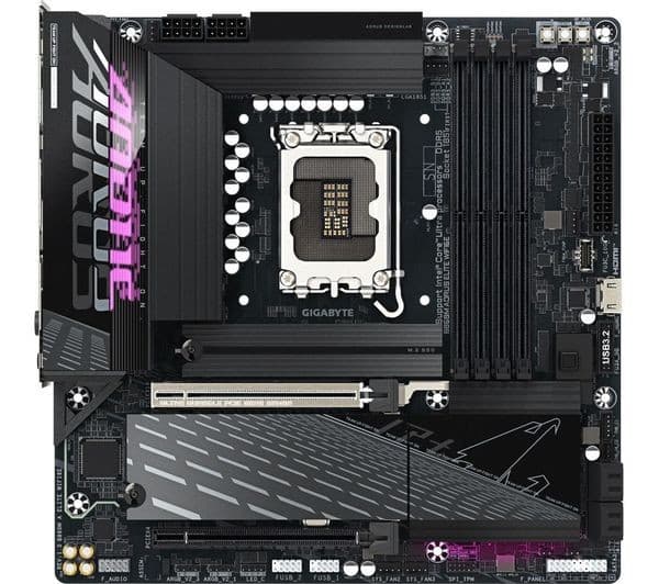 GIGABYTE B860M AORUS ELITE WIFI6E LGA1851 DDR5 Micro-ATX Motherboard