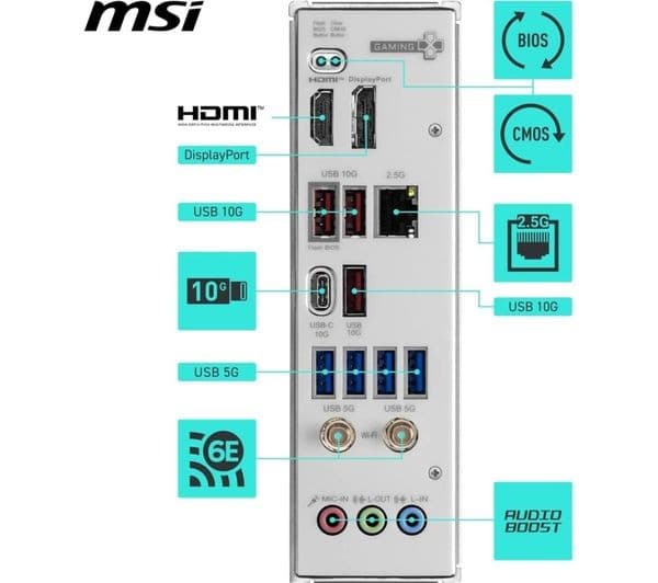MSI B850 Gaming Plus WiFi 6E AM5 ATX Motherboard - Image 2