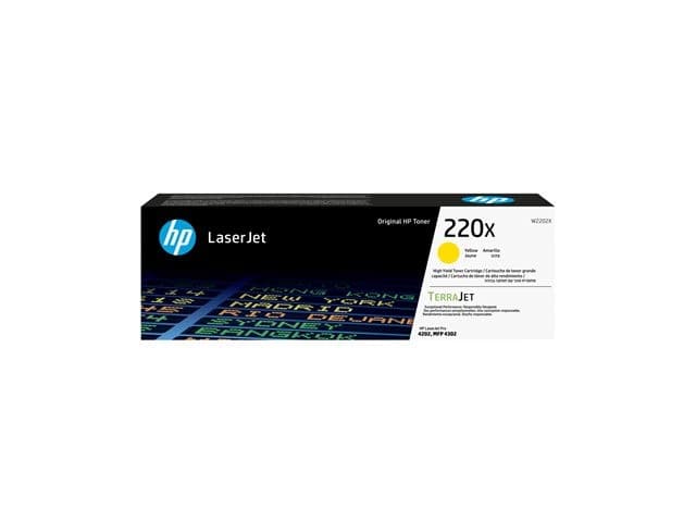 HP 220X - High Yield - yellow - original - LaserJet - toner cartridge (W2202X) - Image 2