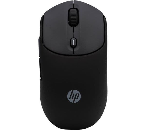 HP 400 Quiet Wireless Optical Mouse - Black (Bluetooth & 2.4 GHz)