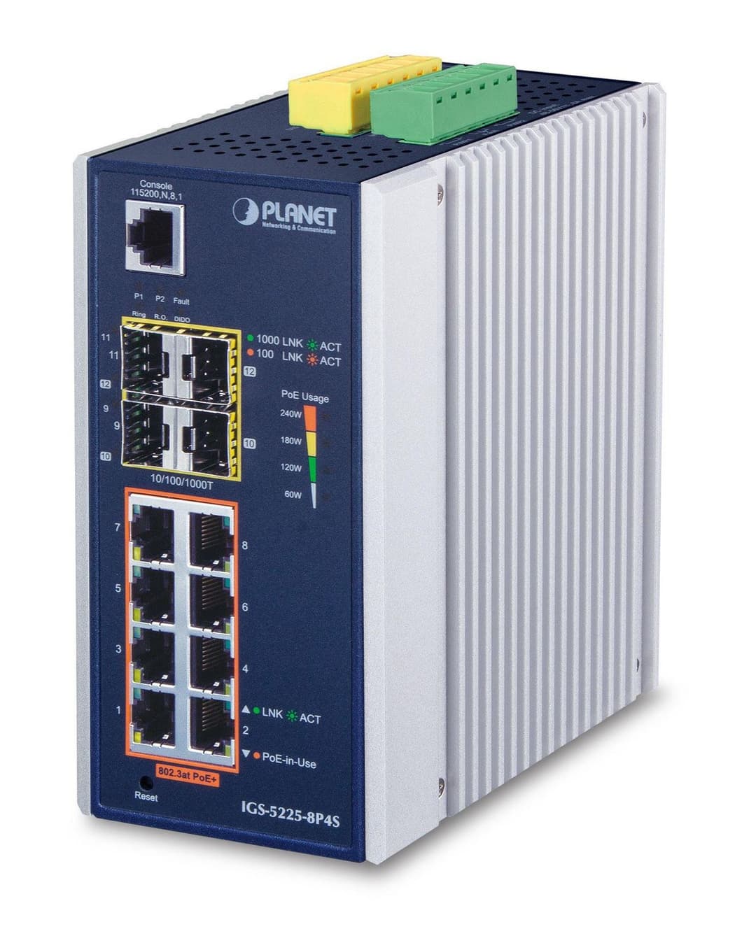IP30 Industrial L2+/L4 8-Port - Image 1