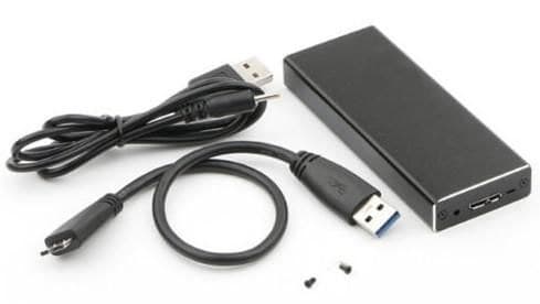 CoreParts MSUB2340 USB 3.0 SSD Enclosure for MacBook Air/Pro Retina 2013-2016, 12+16 pin (A1465 A1466 A1398 A1502) - Image 1