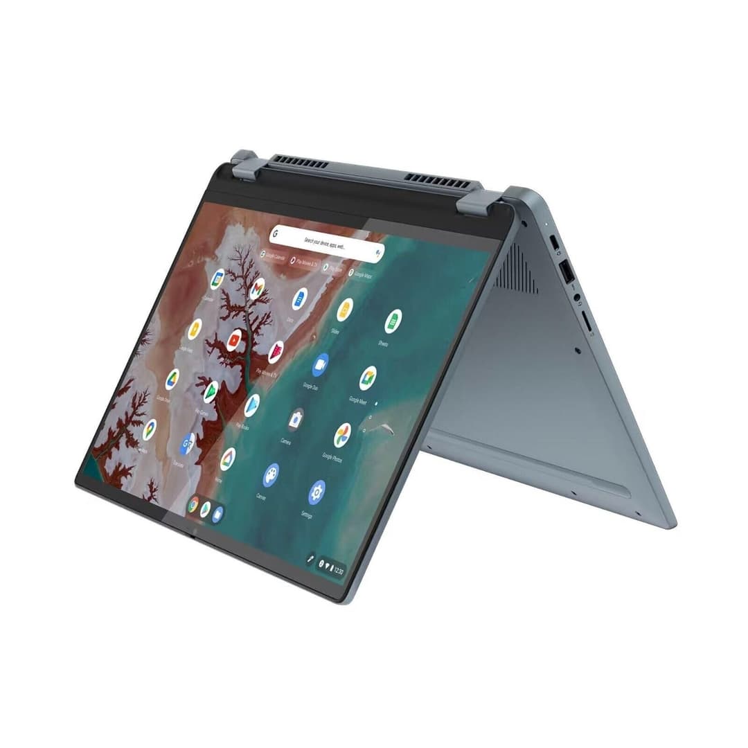 Lenovo IdeaPad Flex 5 14" 2 in 1 Chromebook Plus - Stone Blue - Image 4