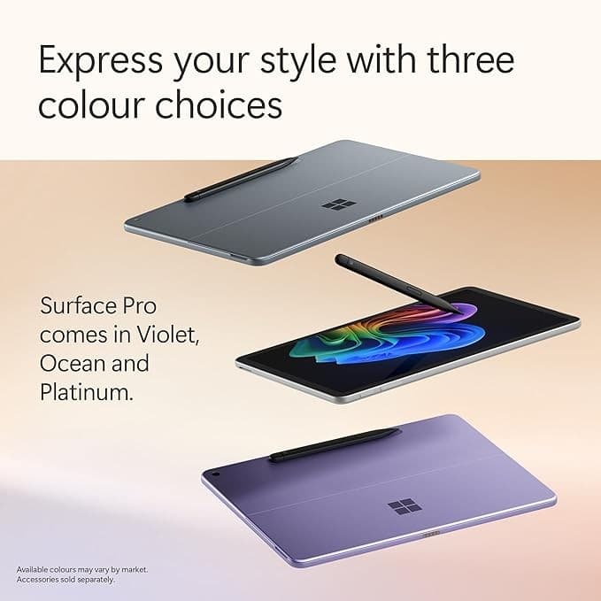 Microsoft Surface Pro 12" Copilot+ PC, Snapdragon X Plus, 16GB RAM, 256GB, Windows 11, Platinum - Image 4