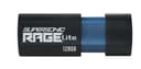 Patriot Memory Supersonic Rage Lite 128 GB USB 3.2 Gen 1 (3.1 Gen 1) Type-A Flash Drive PEF128GRLB32U - Black, Blue thumbnail 1