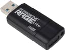 Patriot Memory Supersonic Rage Lite 128 GB USB 3.2 Gen 1 (3.1 Gen 1) Type-A Flash Drive PEF128GRLB32U - Black, Blue thumbnail 2