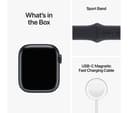 APPLE Watch Series 8 Cellular - Midnight with Midnight Sports Band, 41 mm thumbnail 9