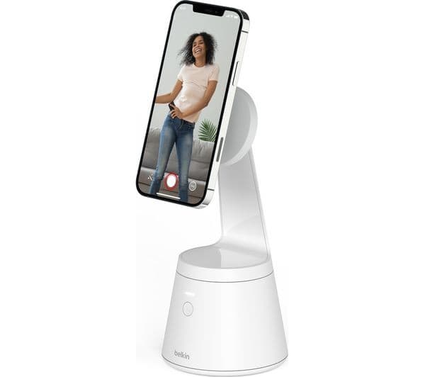 Belkin Face Tracking Phone Mount MagSafe Compatible Auto Tracking Stand for Content Creators, Works with iPhone 12, 13 & 14 Series - Image 1
