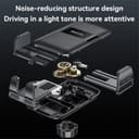 YESIDO C251 Air Vent Car Phone Holder for 4.8-7.2 Inch Phones, 360-Degree Rotation - Black thumbnail 5