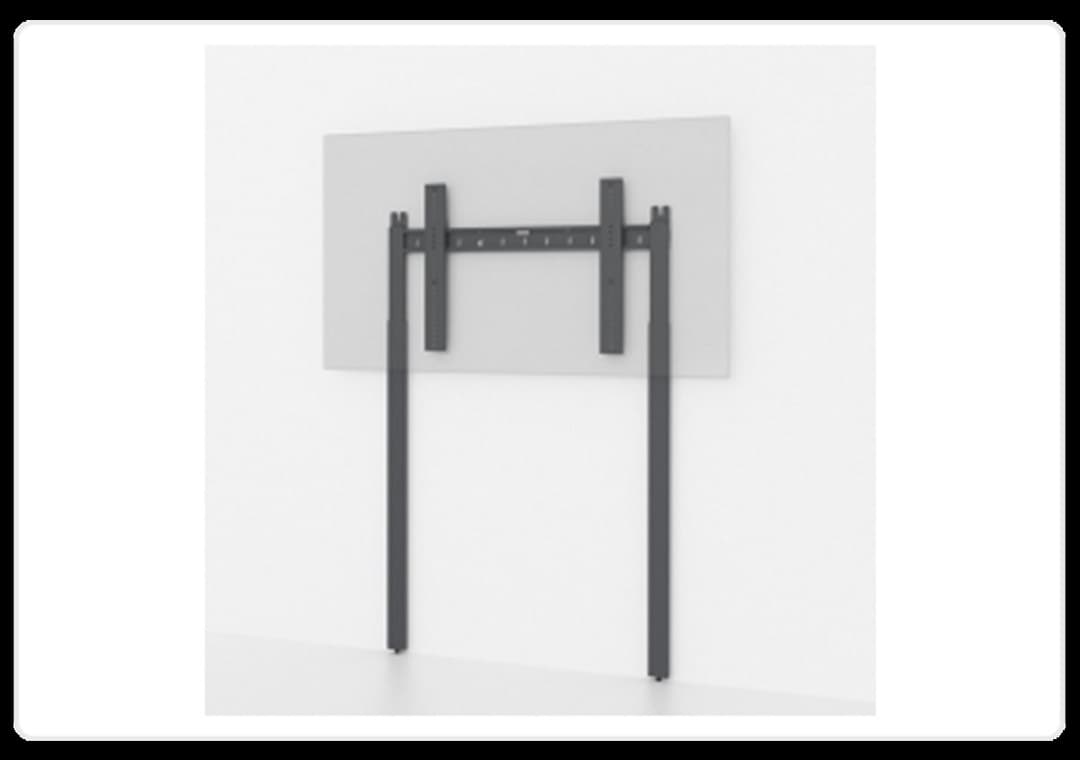 Heckler Design Wall Mount for Display Video Conference Equipment Black Gray - Image 1