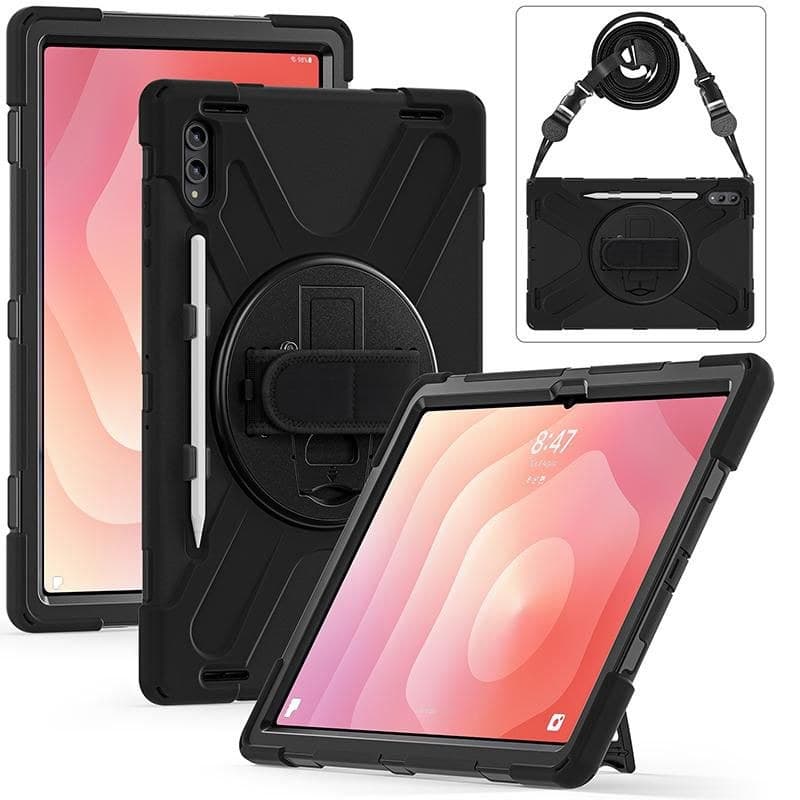 eSTUFF AUSTIN Defender Case for Samsung Galaxy Tab S12 Ultra/S11 Ultra - Black (ES681866-BULK) - Image 1
