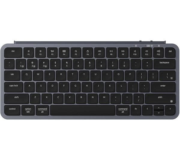 Keychron B1 Pro Ultra-Slim Wireless Compact Keyboard UK Layout - Space Grey