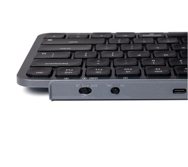 Keychron B1 Pro Ultra-Slim Wireless Compact Keyboard UK Layout - Space Grey - Image 2