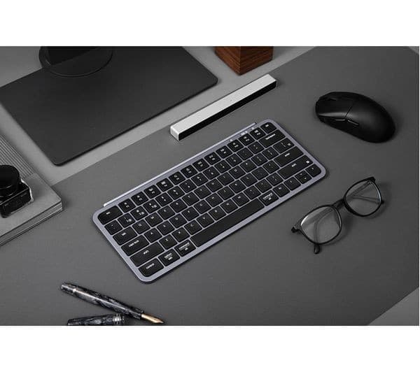 Keychron B1 Pro Ultra-Slim Wireless Compact Keyboard UK Layout - Space Grey - Image 4