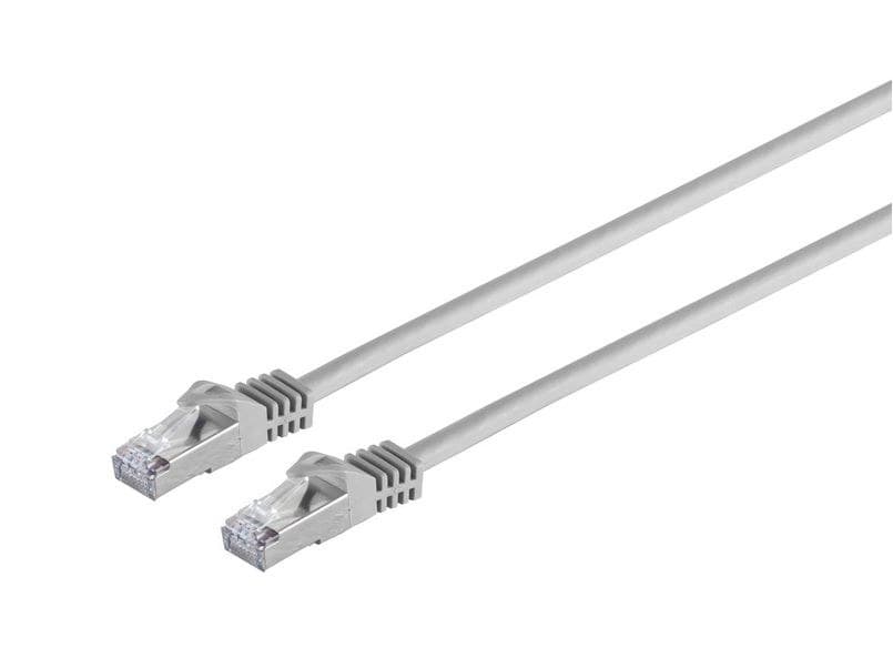 MicroConnect CAT7 S/FTP Network Cable 0.25m - Grey