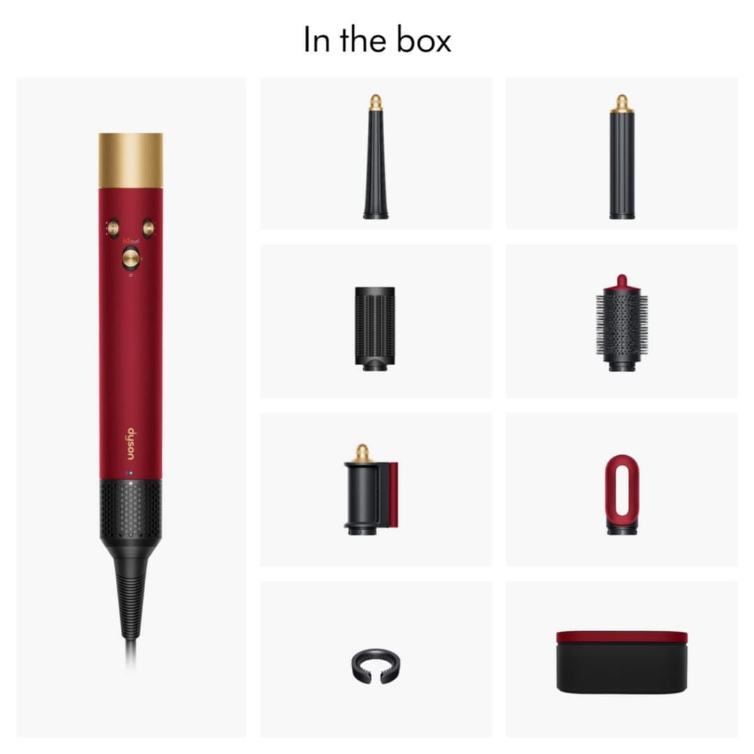 Dyson Airwrap Complete Long Hair Styler Red Velvet & Gold - Image 10