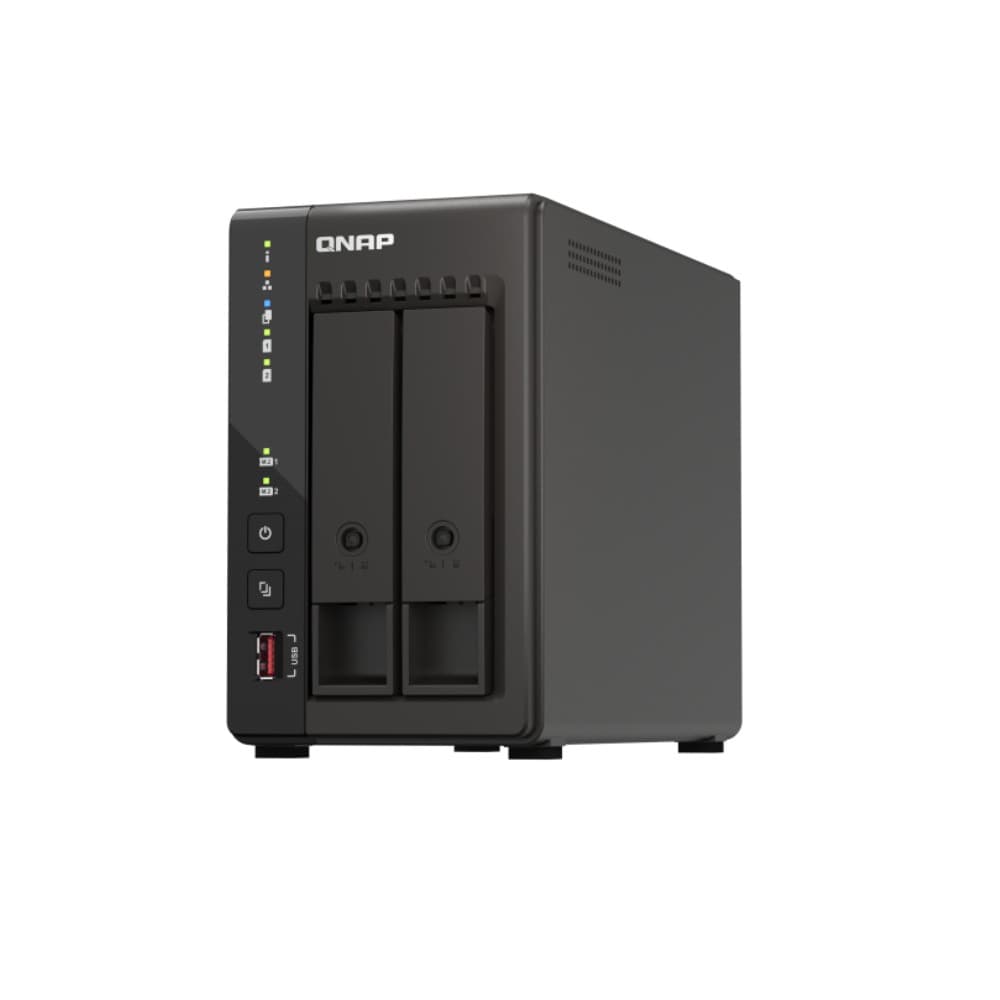 QNAP TS-253E-8G Intel Celeron J6412 8GB RAM 2 Bay NAS Servers Tower