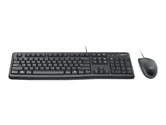Logitech MK120 Keyboard & Mouse Set Black