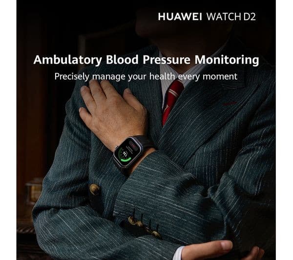 HUAWEI Watch D2 48mm Blood Pressure Monitoring Smart Watch - Black - Image 2