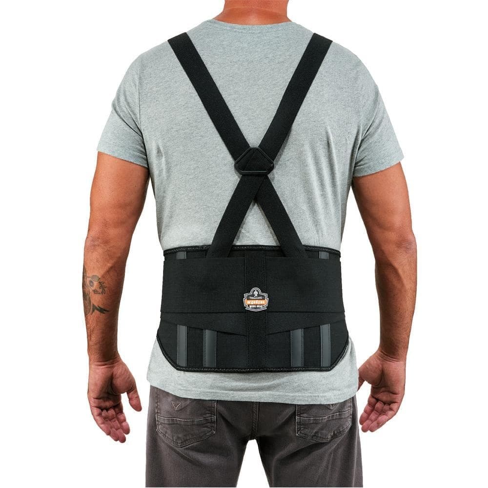 Ergodyne 11103 ProFlex 1600 Standard Elastic Back Support  Black - Medium - Image 1