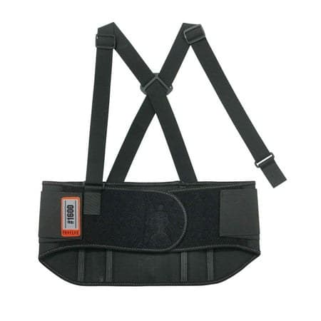 Ergodyne 11103 ProFlex 1600 Standard Elastic Back Support  Black - Medium - Image 4