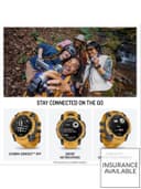 Garmin Instinct 3 45mm Solar Rugged GPS Smartwatch with LED Flashlight - Sunburst/Grey thumbnail 4