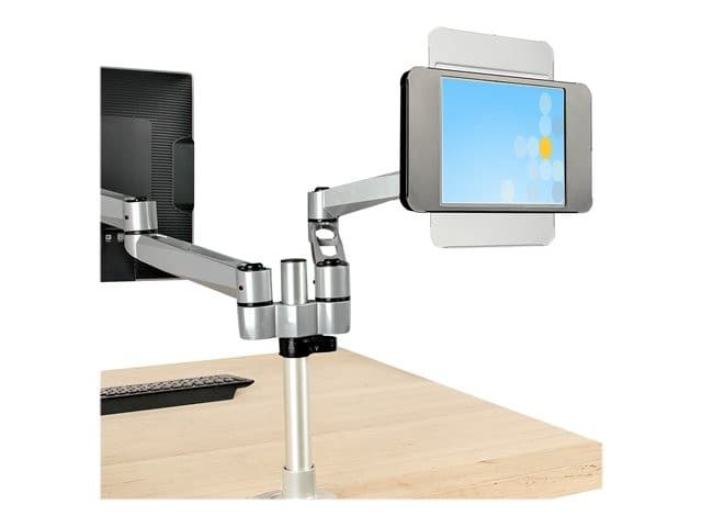 StarTech SECTBLTPOS2 Secure Tablet Stand - Lockable Anti-Theft Enclosure for Tablets up to 10.5", VESA 100x100mm, Black - Image 1