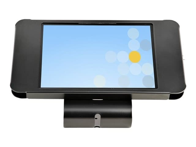 StarTech SECTBLTPOS2 Secure Tablet Stand - Lockable Anti-Theft Enclosure for Tablets up to 10.5", VESA 100x100mm, Black - Image 2