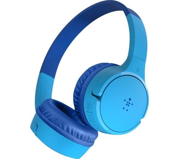 Belkin SoundForm Mini Kids Wired On-Ear Headphones - Blue - Image 7