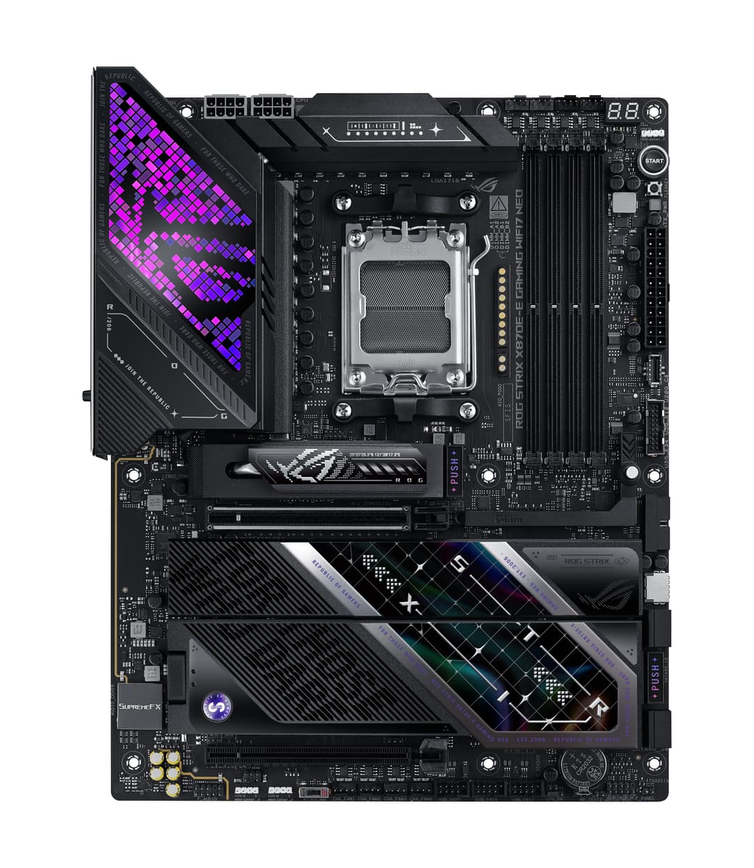 ASUS ROG STRIX X870E-E GAMING WIFI7 NEO AMD X870E Socket AM5 ATX Motherboard - Image 1