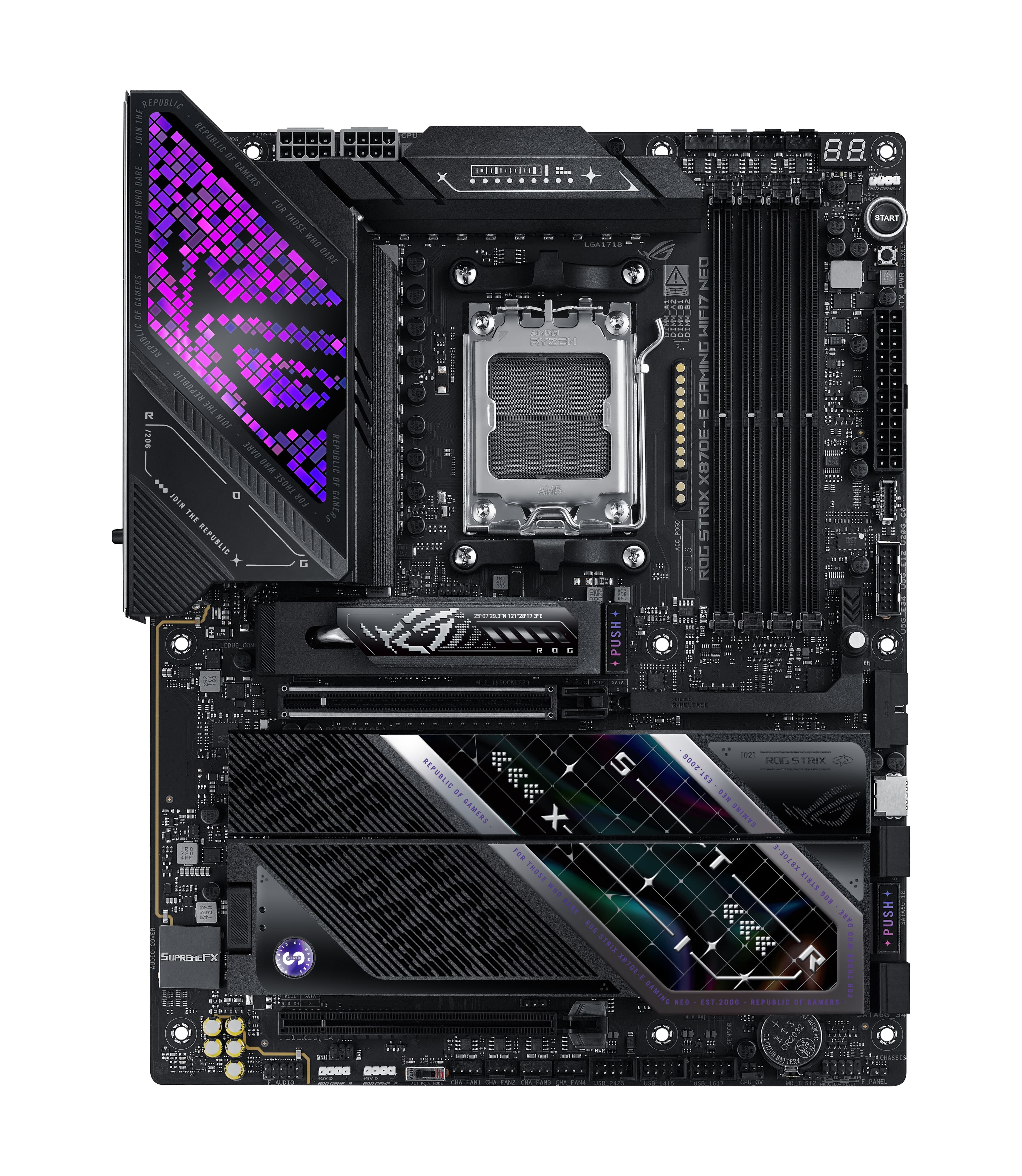 ASUS ROG STRIX X870E-E GAMING WIFI7 NEO AMD X870E Socket AM5 ATX Motherboard