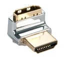 Lindy CROMO HDMI Male to HDMI Female 90 Degree Right Angle Adapter - Up thumbnail 1