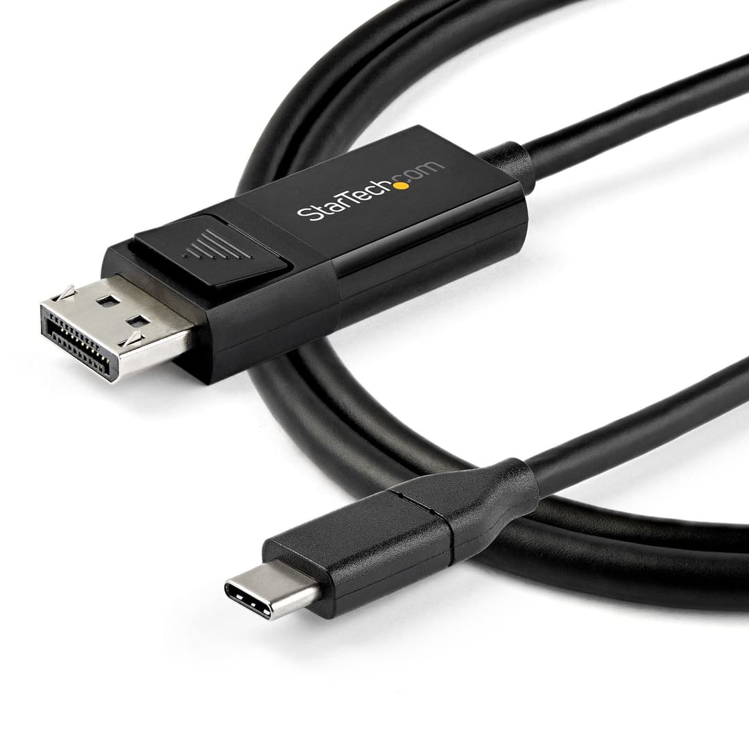StarTech.com 3.3ft (1m) USB C to DisplayPort 1.4 Cable 8K 60Hz/4K - Bidirectional DP to USB-C or USB-C to DP Reversible Video Adapter Cable -HBR3/HDR/DSC - USB Type-C/Thunderbolt Monitor Cable - Image 4
