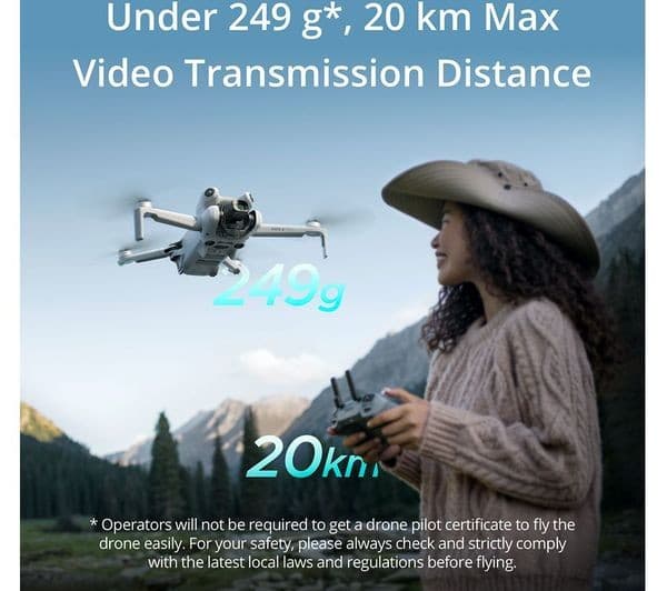 DJI Mini 4 Pro Drone Fly More Combo with RC 2 Controller - Grey - Image 3