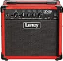 Laney LX15B Bass Amp 15W Portable Practice Guitar Amplifier - Red thumbnail 1